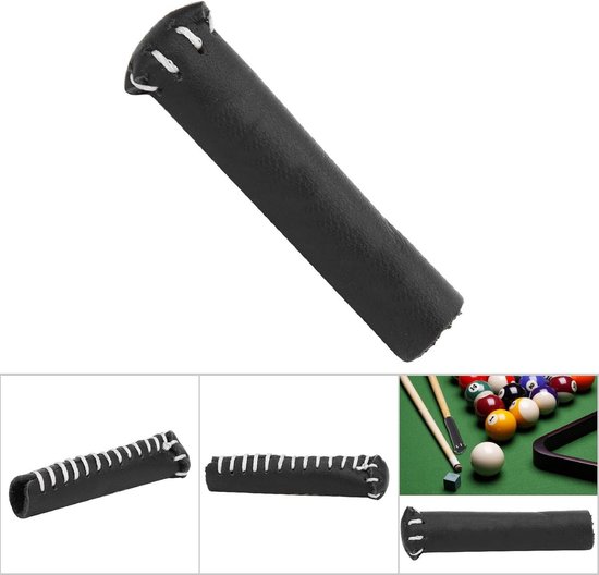 Duurzame leren bescherming voor biljartkeu, snooker tip cover, accessoires voor biljart en snooker. — afbeelding 2