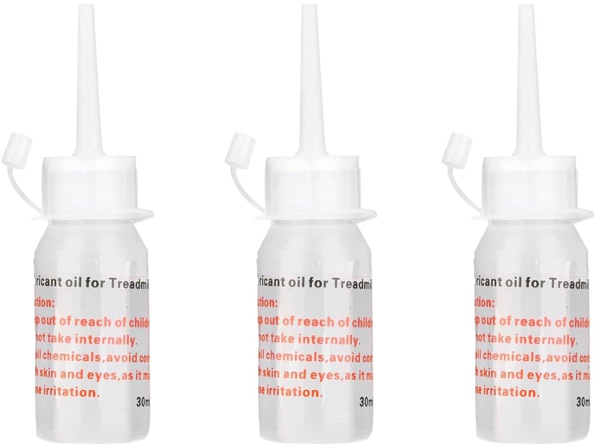 Siliconen Loopband Smeermiddel, 3 Pack 30 Ml - Universeel voor Thuisgebruik, Vermindert Wrijving en Verlengt Levensduur van Loopbanden
