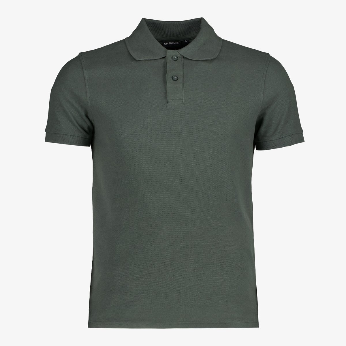 Unsigned heren polo groen - Maat 3XL