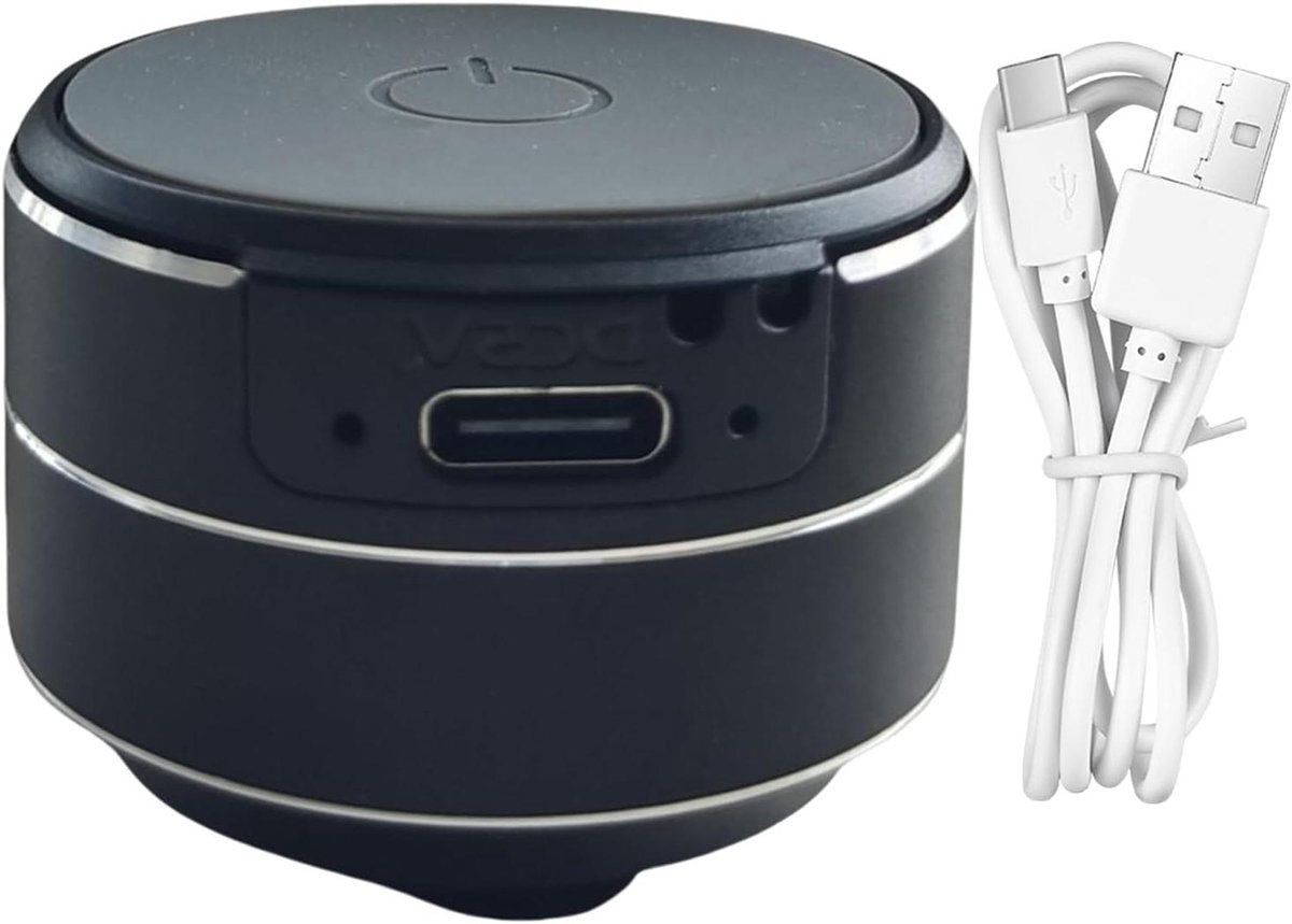 Geleidingsspreker - Draagbare Audio - Ontspannen Luisteren - 360 Graden Geluid - Compact Formaat - Zwart