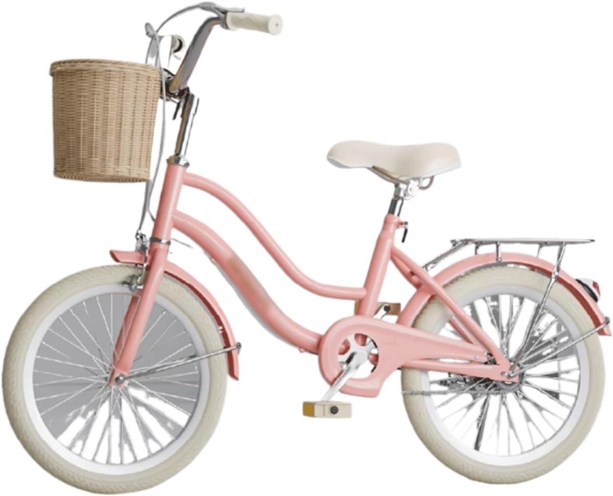 Kinderfiets sfiets sfiets Leren Fietsen Terugtraprem d 20 inch Roze