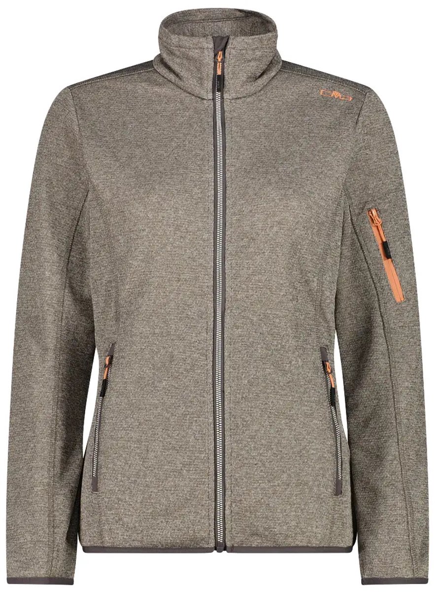 Dames sweatshirt CMP Knit-Tech Grijs