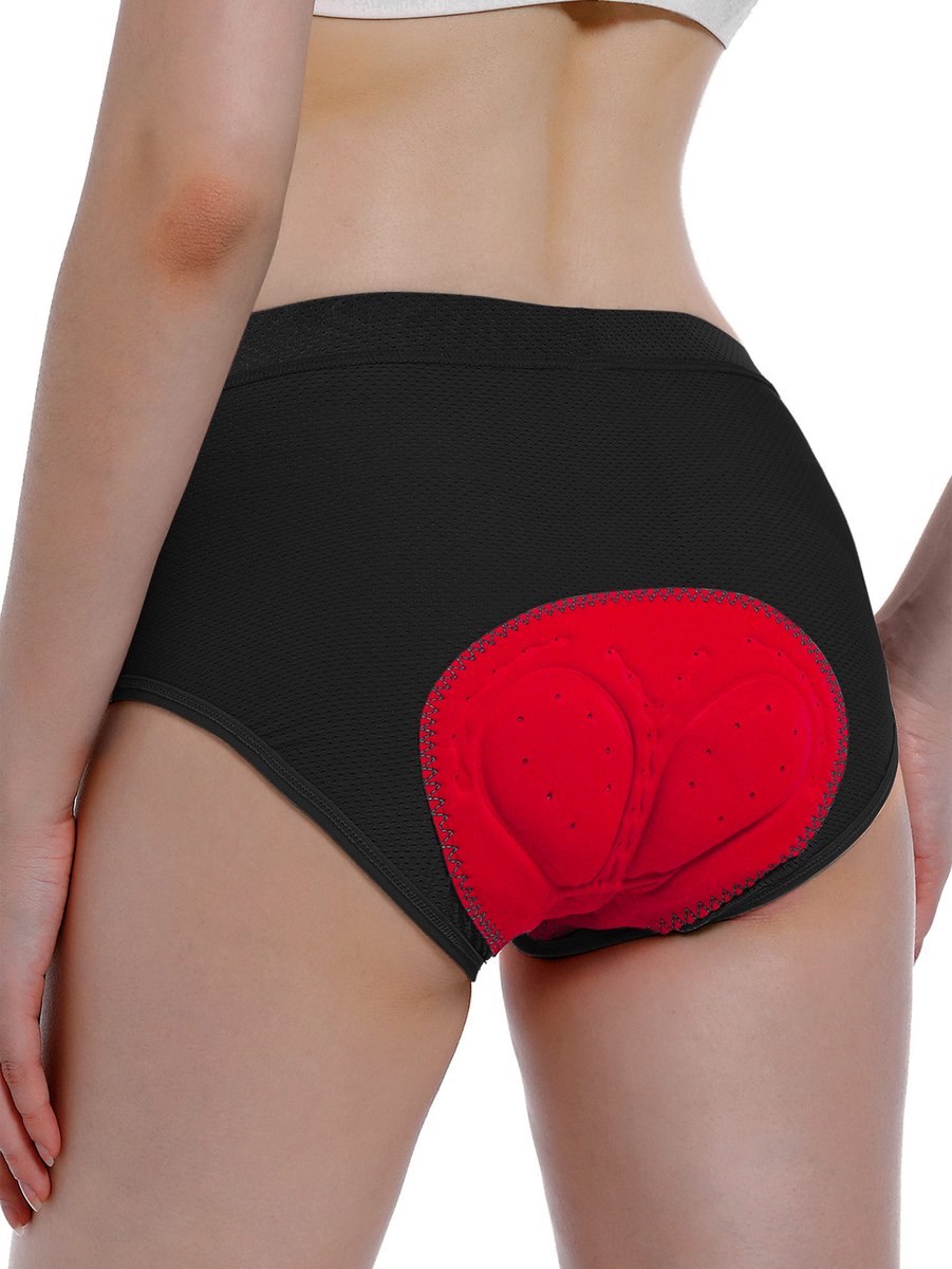 MEETYOO Dames Fietsonderbroek met 4D Gelzeem, Sneldrogend & Ademend, Onderbroek voor Racefiets & Mountainbike