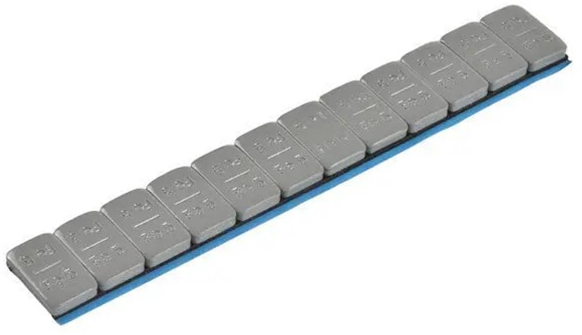 Plaklood 12x5 50st 3kg grijs gecoat