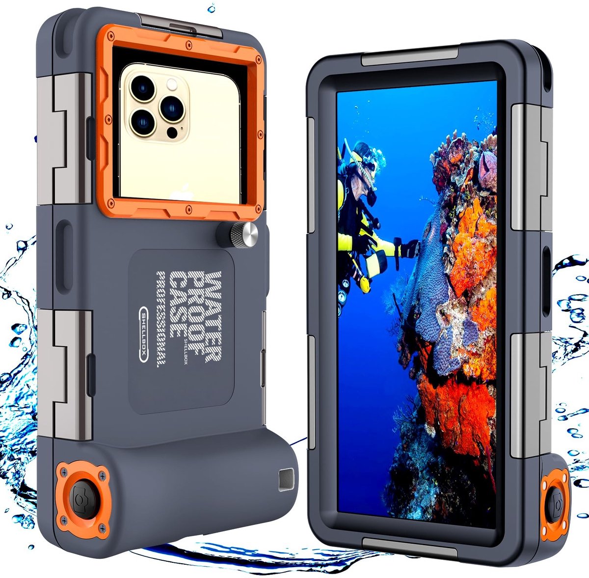 Omgoods - Waterdichte Telefoonhoes tot 7 Inch, Onderwater Bescherming