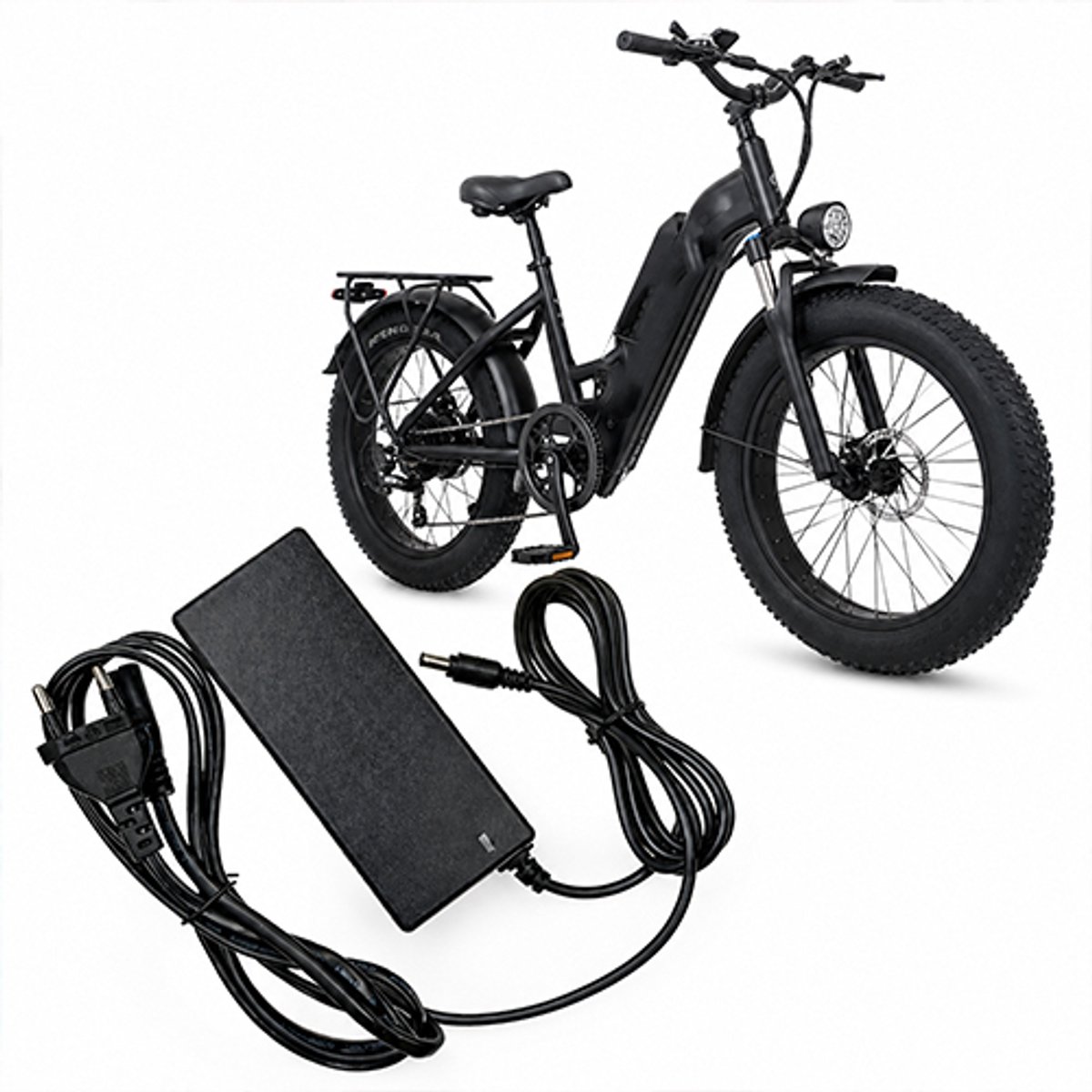 Fatbike Accu Oplader - Universeel - 5,5 × 2,1 mm DC - 36V