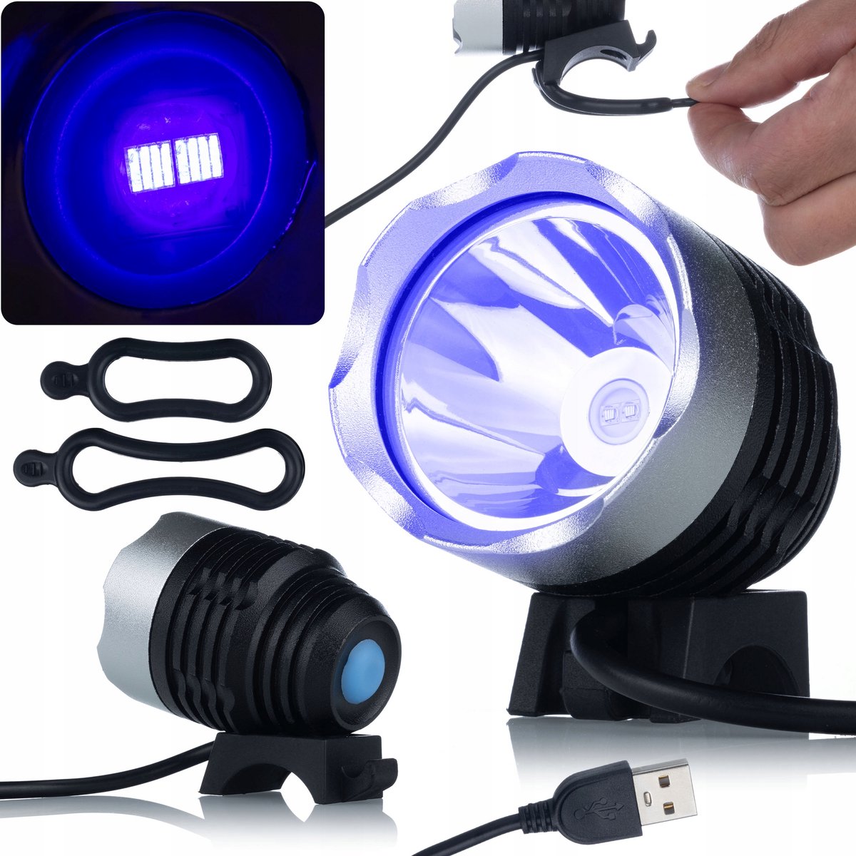 Rosfix UV-LED Lamp DualCore 8W - 2 LED-Dioden USB Voeding - 8W Snelle Uitharding - Voor Lijm - Hars