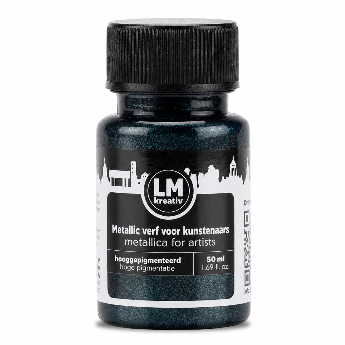 LM-Kreativ Acrylverf - Metallic Look - Lichtvast en Waterbestendig - Op Waterbasis - Donkerblauw - 50 ml