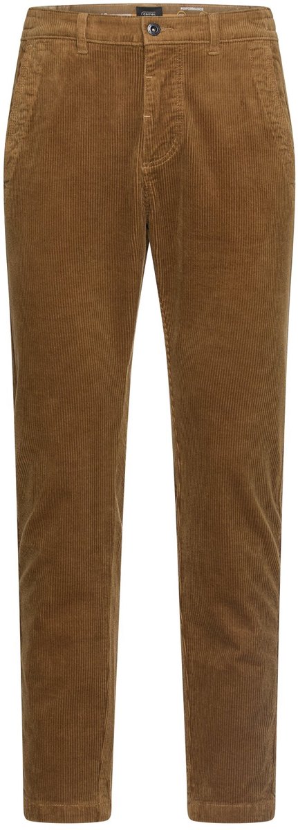 camel active Cord Chino Regular Fit - Maat menswear-35/32 - Sepiabruin