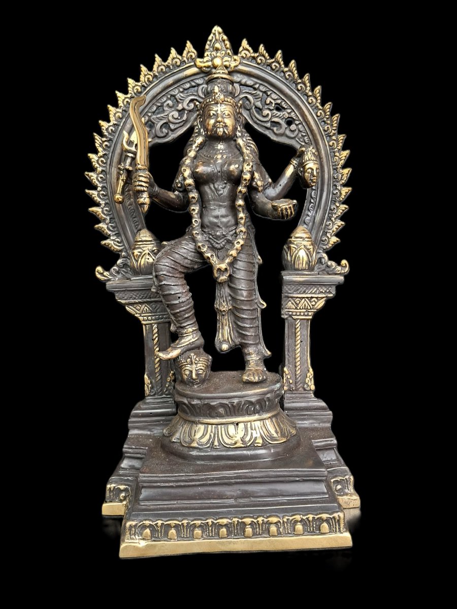 Kali /Statue en bronze /Inde/37 cm/Mahakali/Asie/Décoration