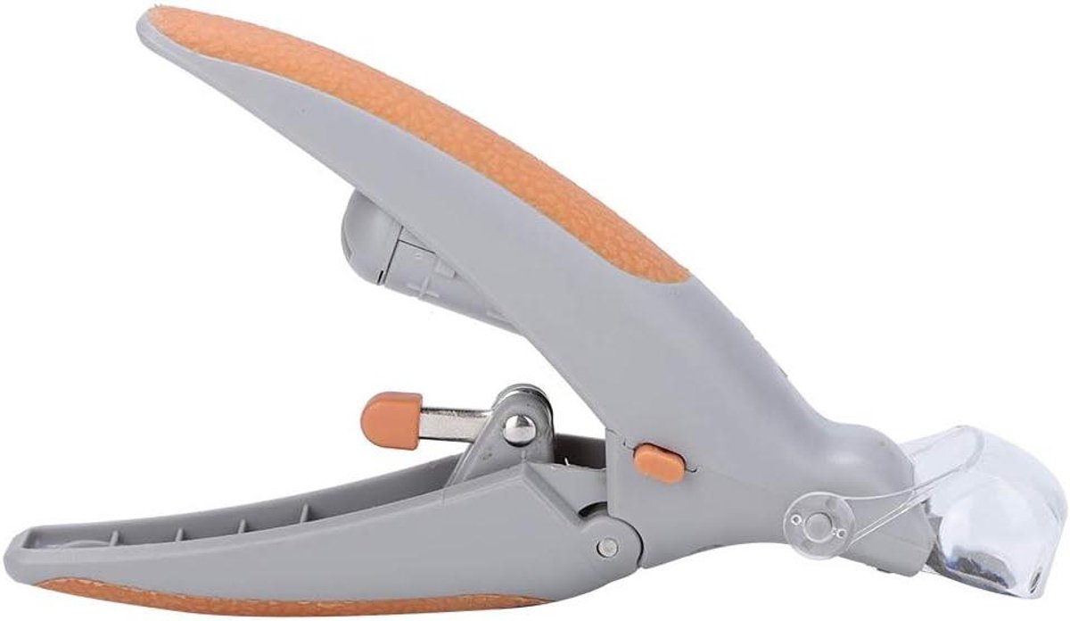 Huisdier Nagelknipper - Klauwknipper Honden Katten - Pootverzorging Huisdier - Met LED en Vergroting - 14.5 cm - Grijs