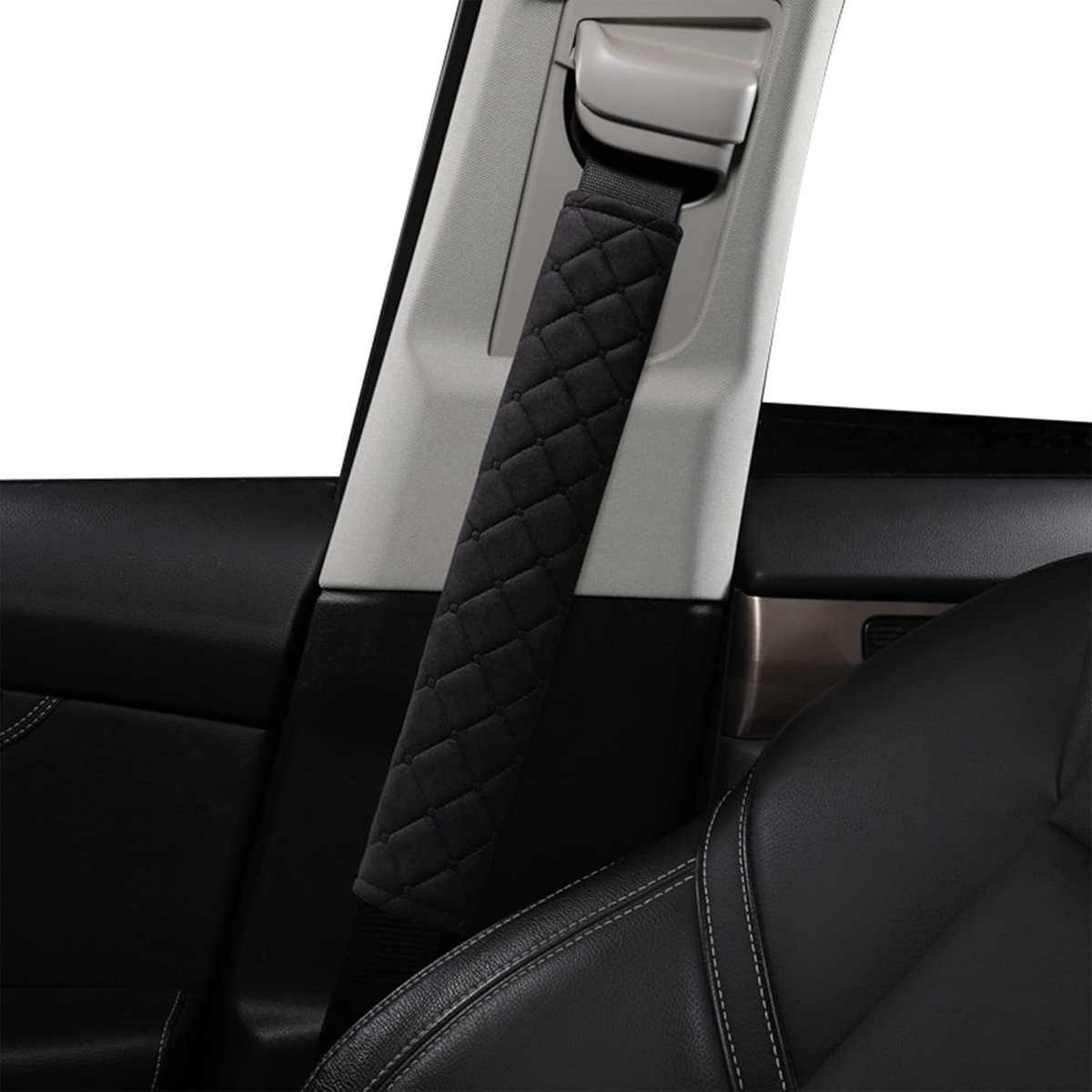Gordelverlenger voor auto - Zwart - 13 inch - Zachte autogordelhoezen - Universeel voor volwassenen en kinderen