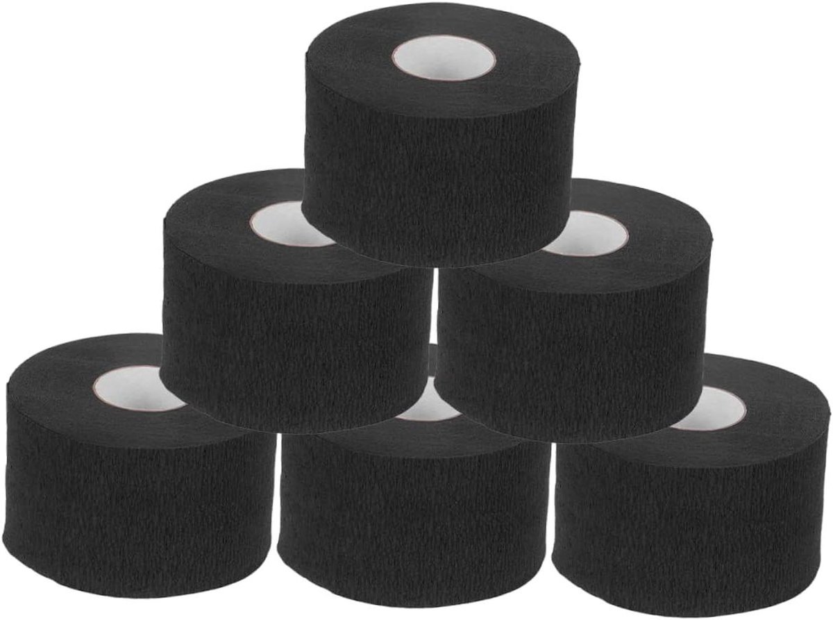 Kappers Nekpapier - Nekstrips Haar - Bescherming Klant - Absorbeert Transpiratie - 6 Rollen - Wit