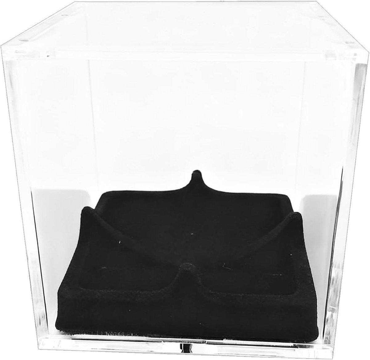 Honkbalvitrine - Sport display - Verzamelobjecten tonen - Stofvrije opslag - 8 x 8 x 8 cm - Transparant
