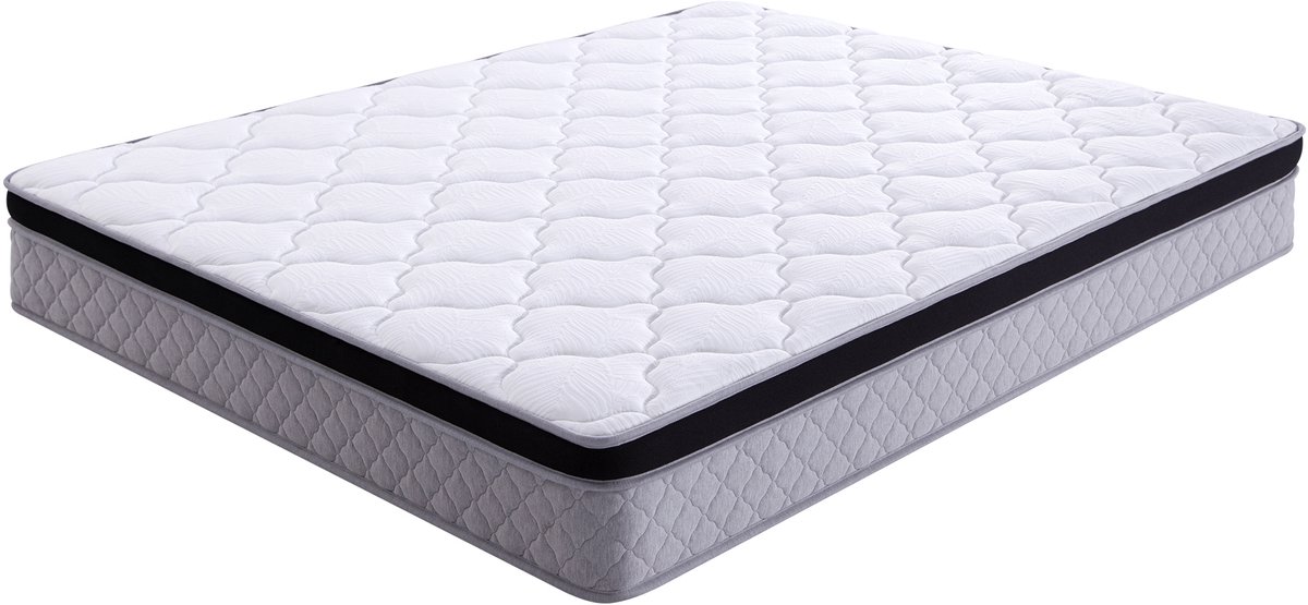 VVBV Tweepersoonsmatras 160x200 cm H3 - Ergonomisch - Wit