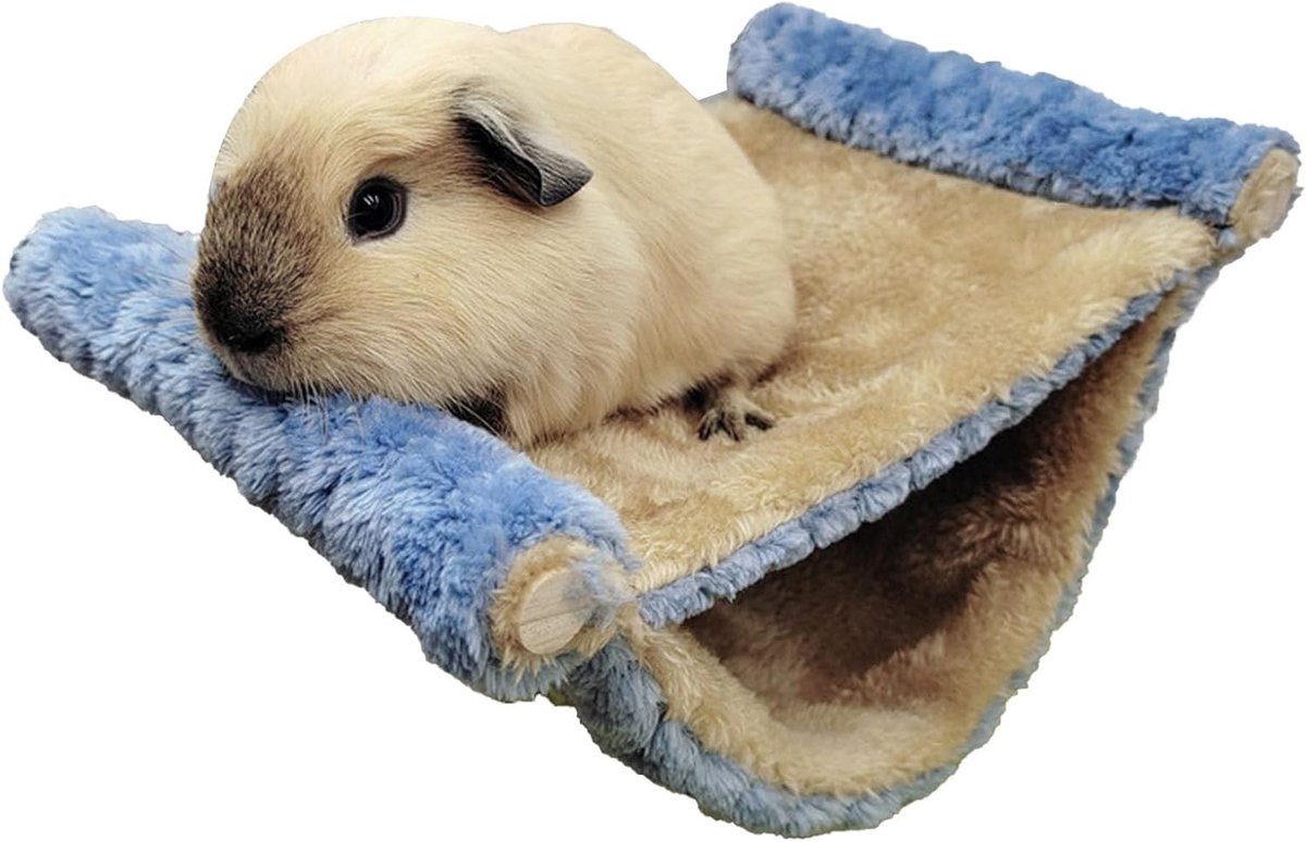 Hangmat voor Kleine Dieren, Warm Bed voor Hamsters, Muizen en Ratten, Ideaal voor Dierenkooi en Comfortabel Schuilhuisje