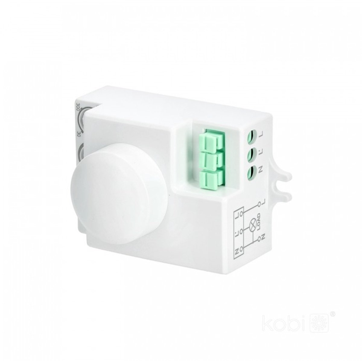 Kobi Professional LX701 Microgolf Bewegingssensor 360° | 8m | 300W LED | IP20 | 50.000 Branduren