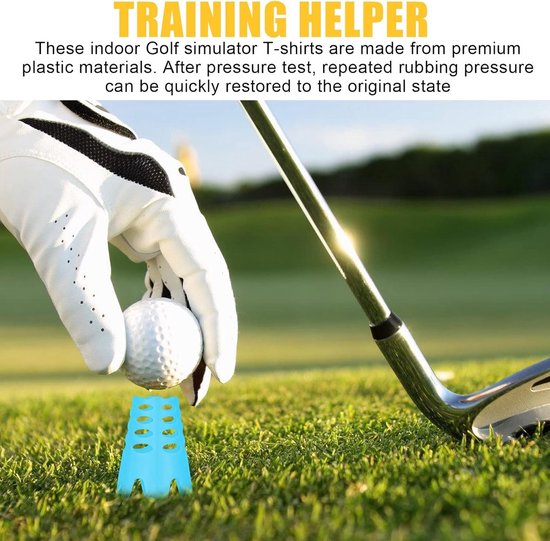 Set van 30 Herbruikbare Golf Tees in 2 Maten voor Golfmat en Simulator van Merkloos — afbeelding 3