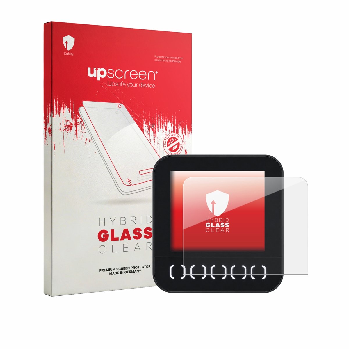 upscreen - Screenprotector voor Först TR8D - Folie Beschermfolie Beschermglas transparant