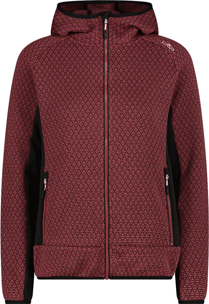Dames hoodie met rits CMP Peony-antracite