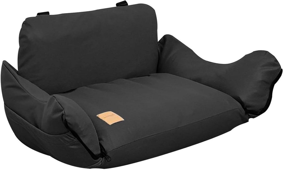 Honden Autostoel - Reisbed Auto - Veilig Reizen - Ventilatie Gaas - 49 x 46 x 49 cm - Zwart