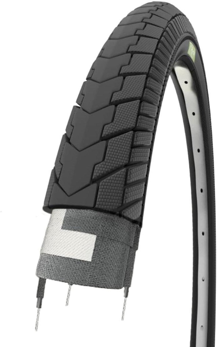 Fietsprofiel - Stadsband - Dagelijks Gebruik - Stabiele Plaatsing - 24 x 1.75 - Zwart