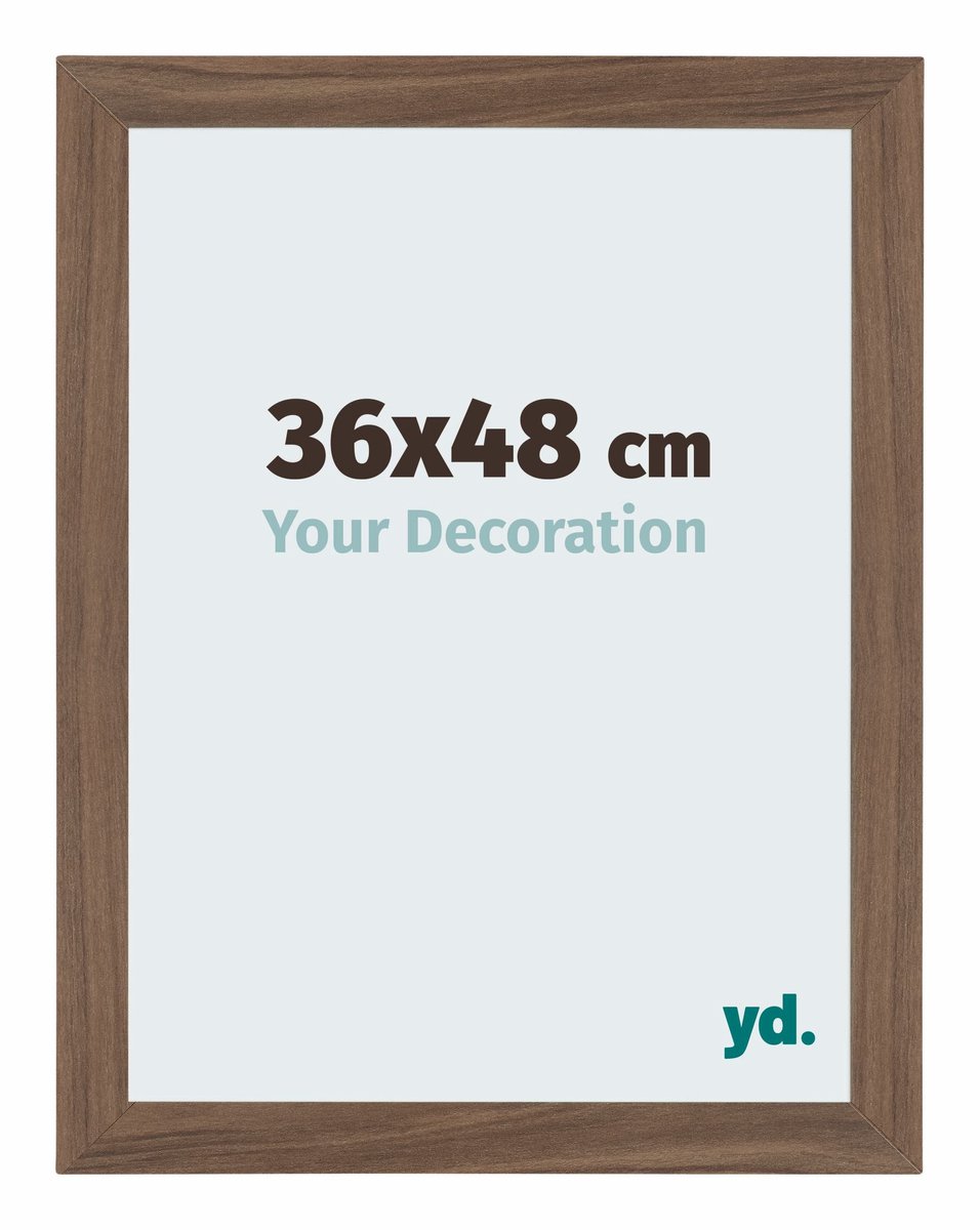 Your Decoration - Puzzellijst 36x48 cm - Walnoot Donker - Puzzellijst 500-1000 stukjes - MDF Fotolijst - Mura