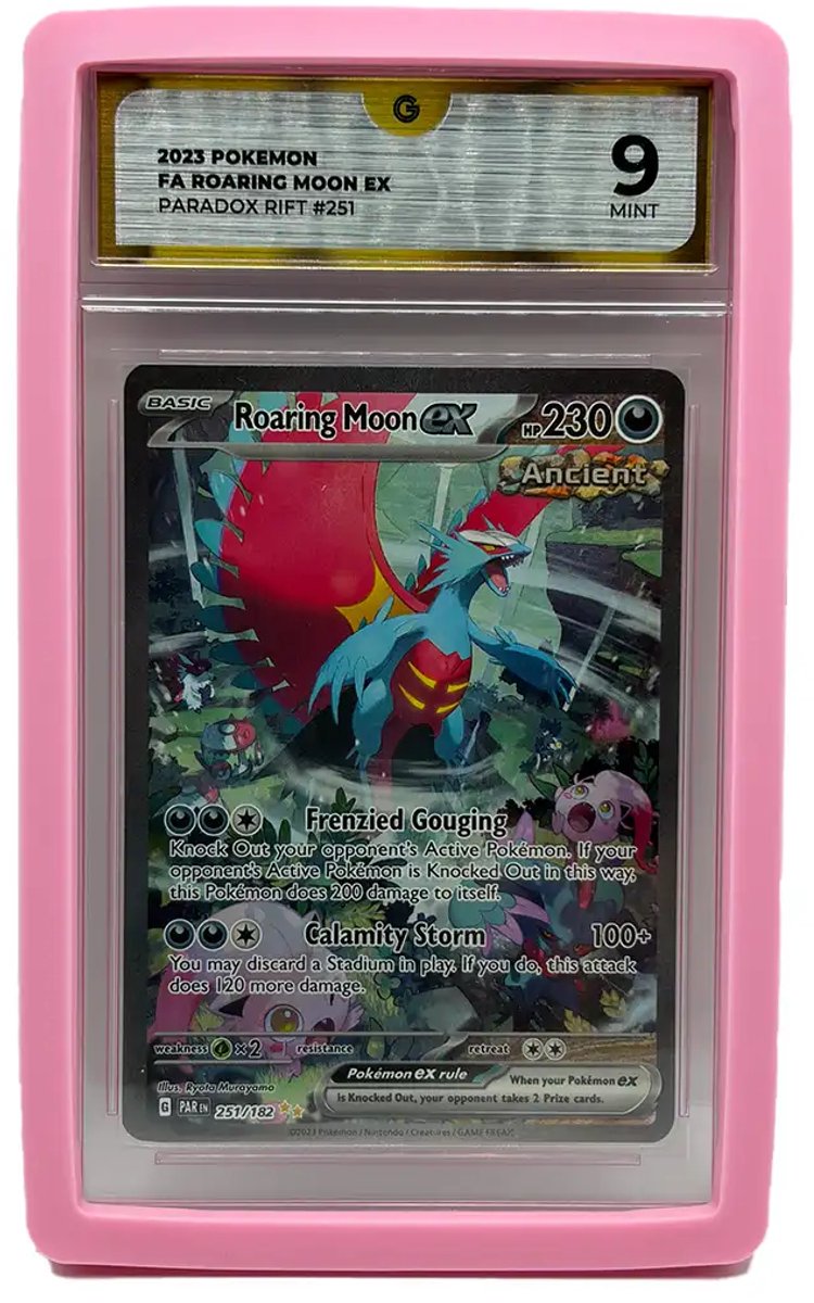 PSA Slab Guard - Siliconen Bumper voor PSA Graded Cards - Roze