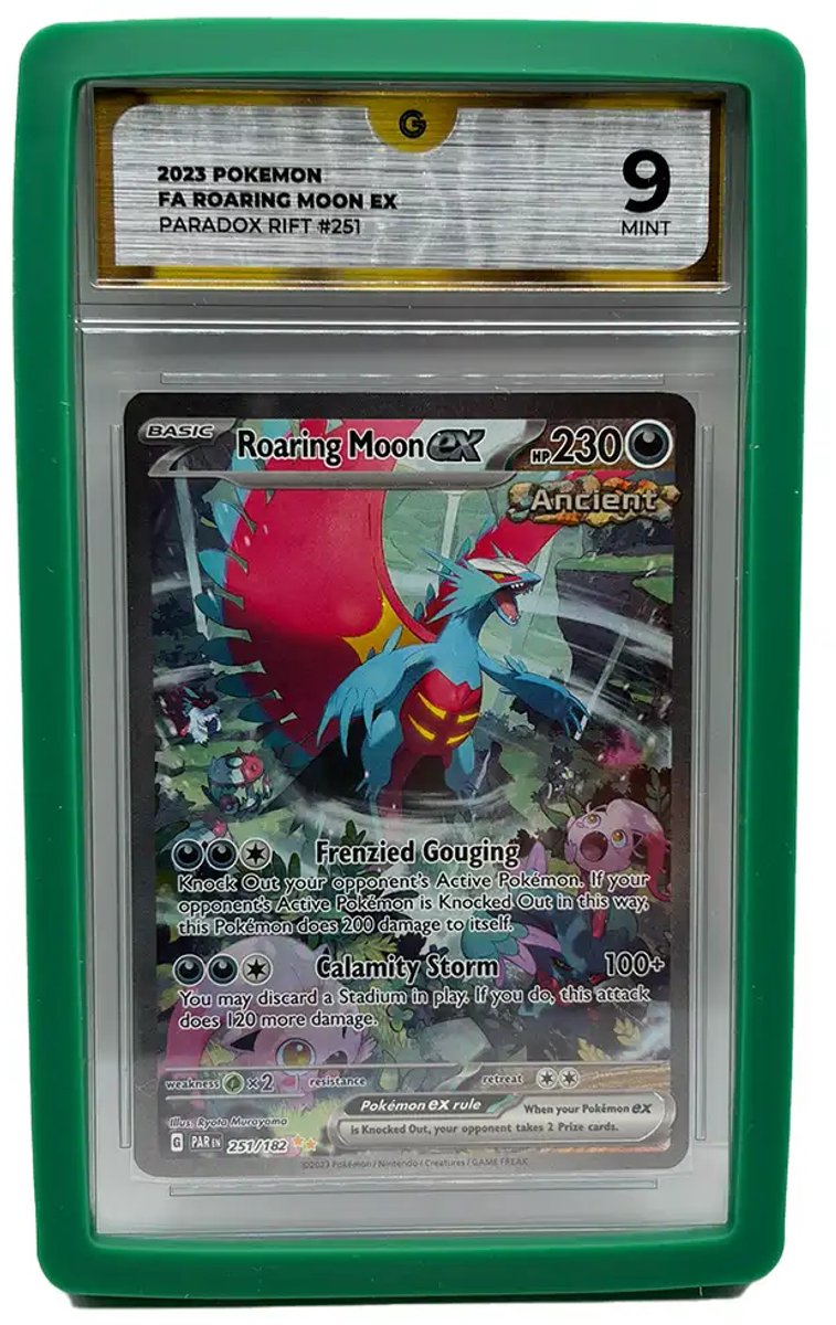 PSA Slab Guard - Siliconen Bumper voor PSA Graded Cards - Groen
