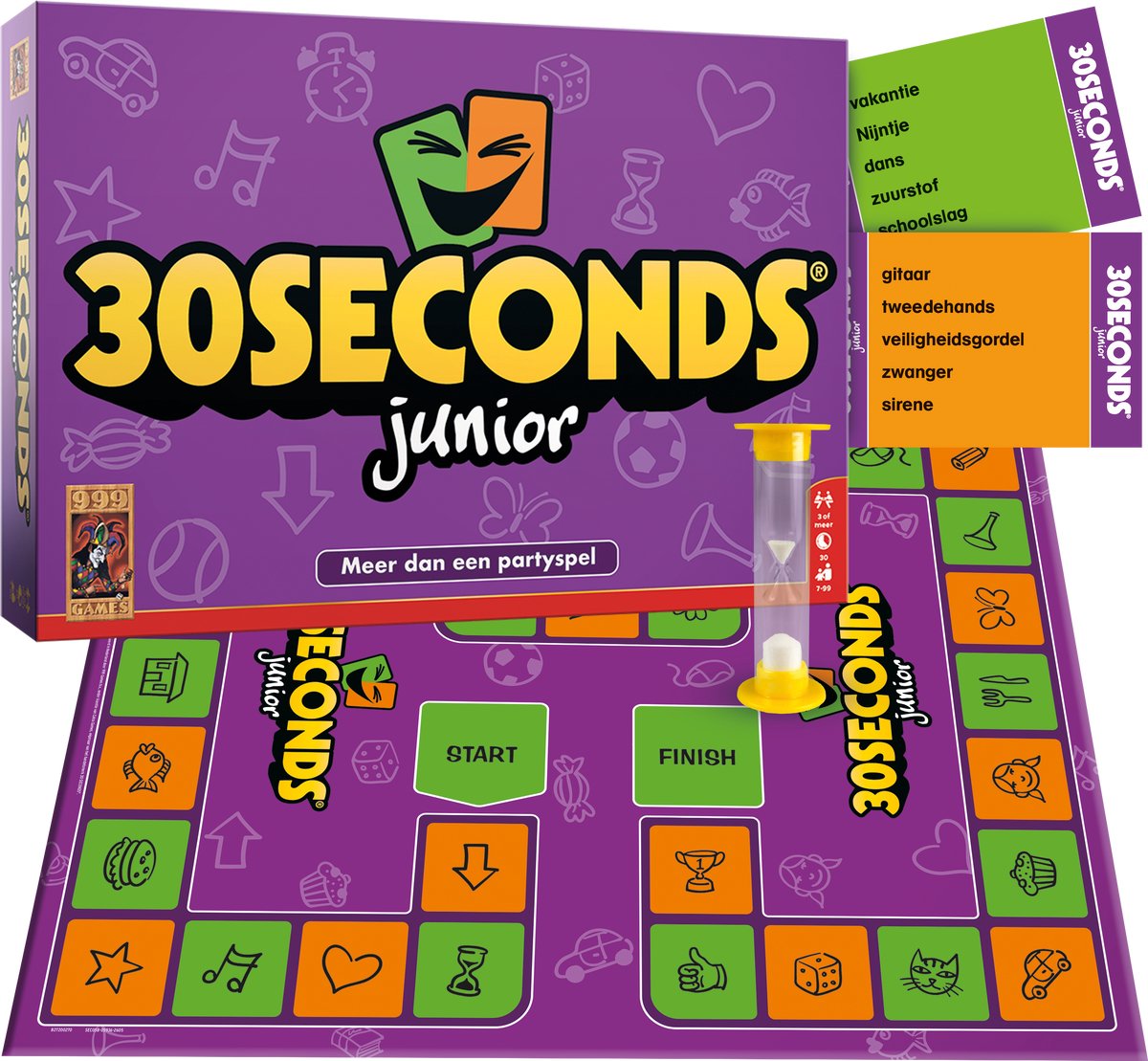 999 Games - 30 Seconds ® Junior - Kindereditie van het razendpopulaire partyspel in een nieuw jasje! - 3+ spelers - Vanaf 7 jaar — afbeelding 2