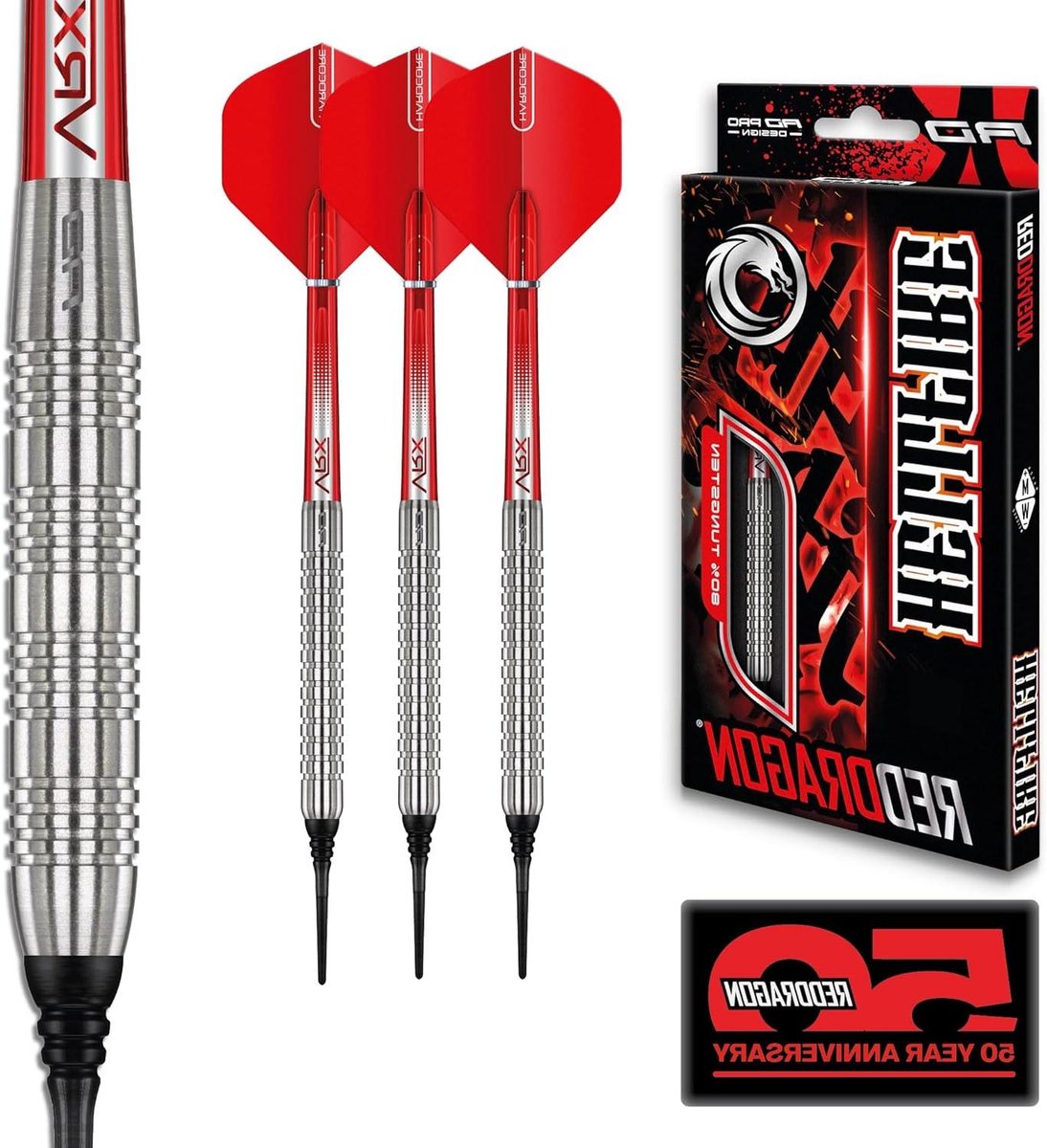 Zachte Punt Darts - Dartpijlen Set - Precisie Werpen - 85% Wolfraam Constructie - 18g / 20g - Zilver
