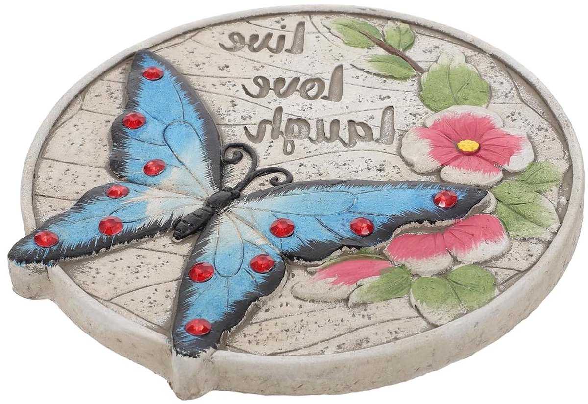 Decoratieve Stapsteen - Tuinpad Steen Pave Stone - Tuinpad Aanleggen - Elegant Design - 26 x 25 x 2 cm