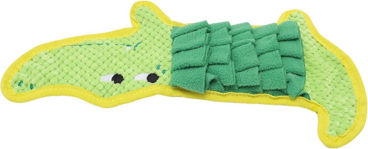 Hond Snuffelmat - Voerpuzzel Hond - Langzaam Eten - Mentale Stimulatie - 20 x 13 x 4 cm - Grijs