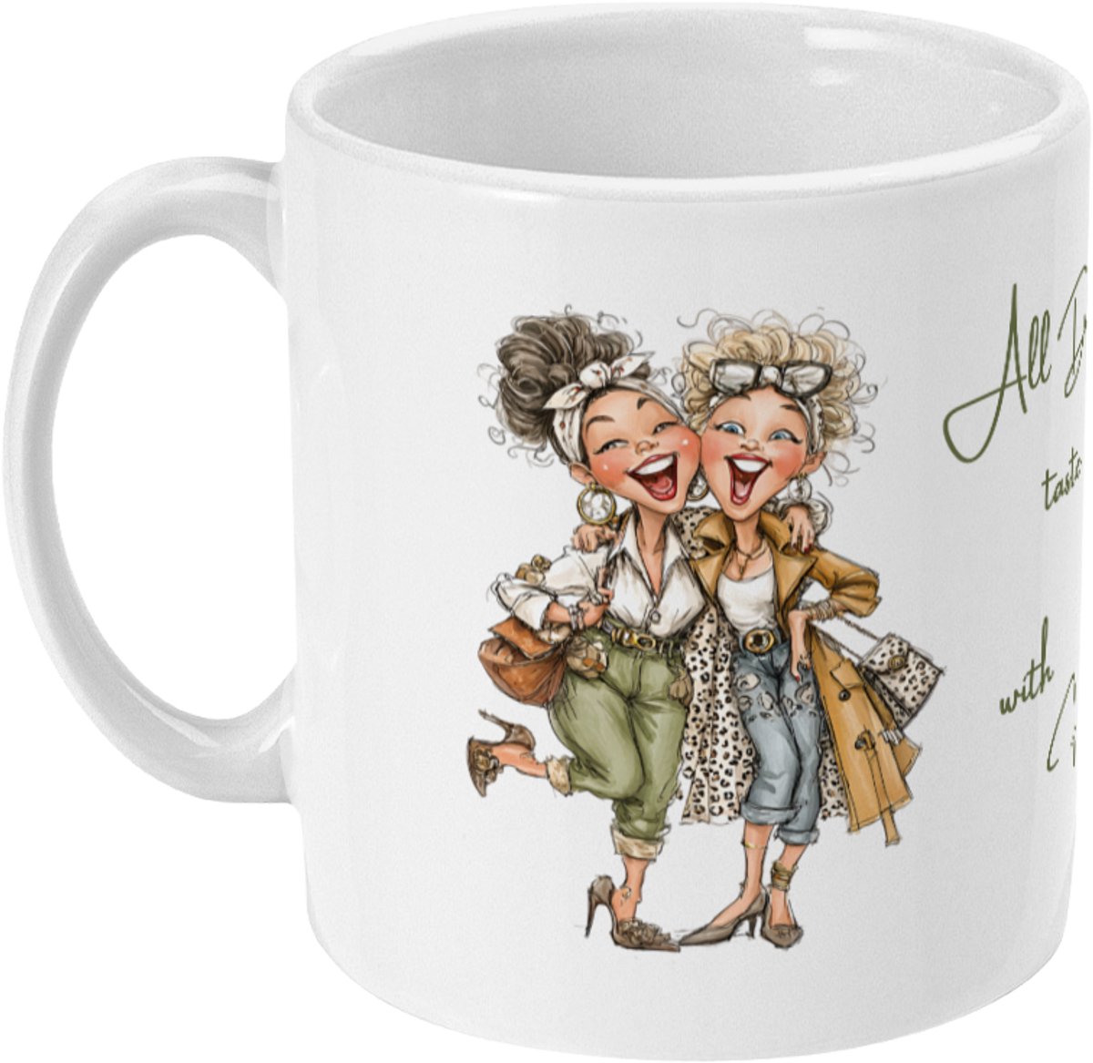 Mok Best Friends - Funny Ladies | Besties Forever | 325ml