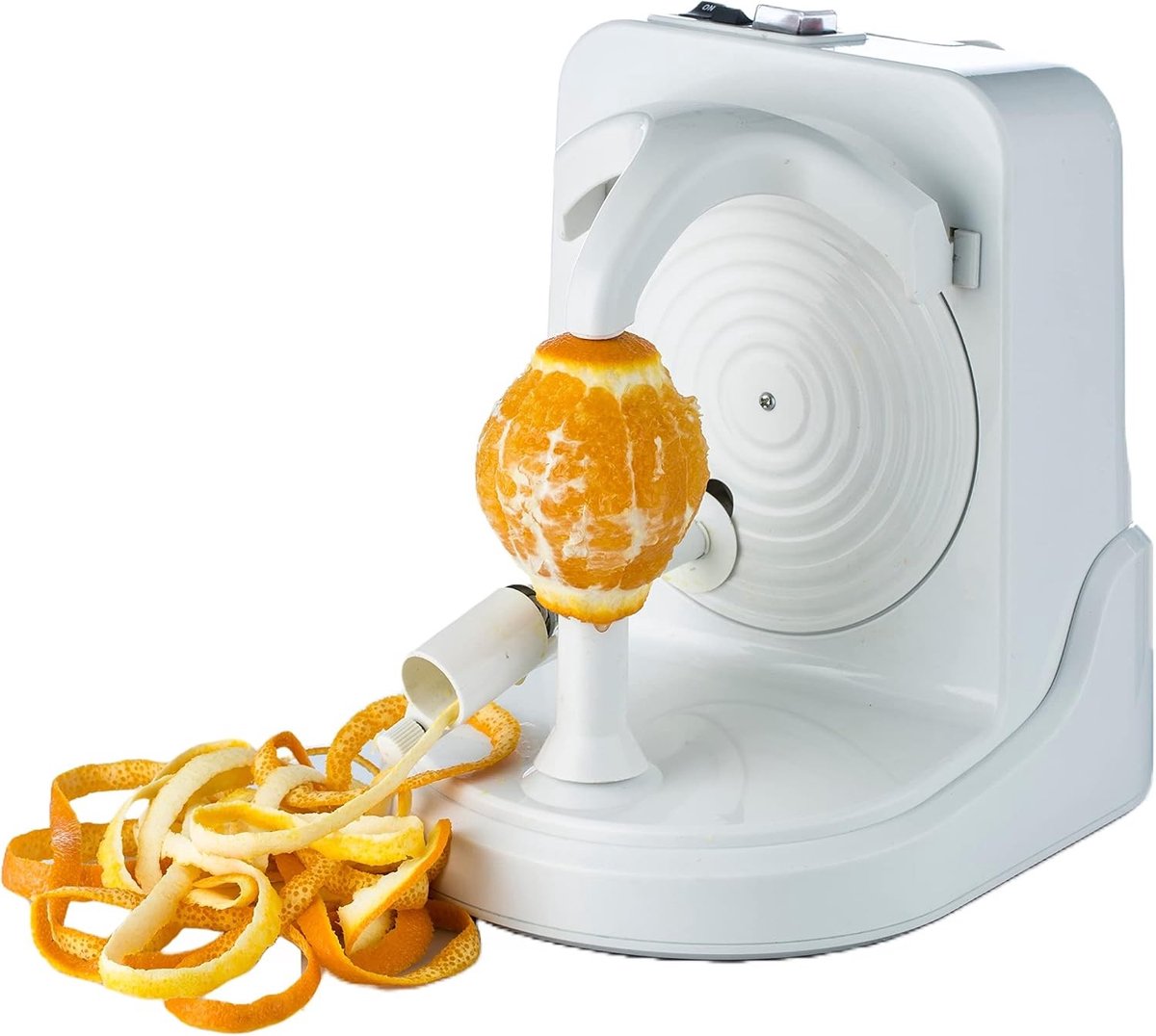 Appelschilmachine - Wit - Elektrische Dunschiller van ABS Kunststof - Voor Groenten en Fruit