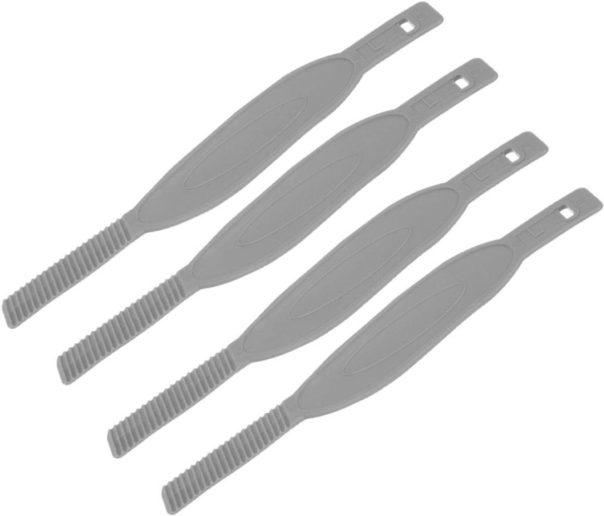 Fietspedaal Riemen - Pedaalbanden Voetsteunen - Thuis Trainen - Verstelbaar Antislip - 30 cm - Grijs