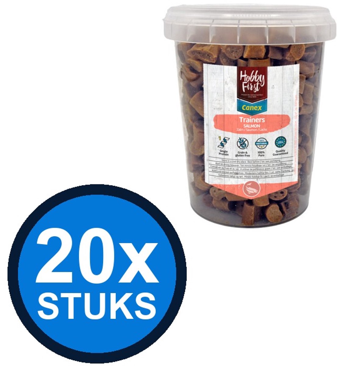 20x Hobby First Canex 100% pure trainers salmon 250gr