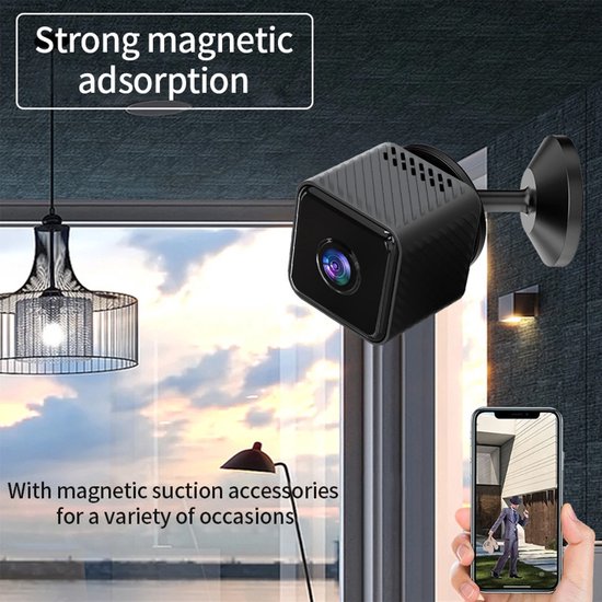Mini Camera - Draadloze WiFi 1080P Mini Binnen Bewakingscamera - Nachtzicht - Bewegingsdetectie - Externe Opname/Fotografie van MINI — afbeelding 5