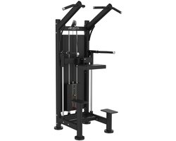 AJ-Sports Assisted Pull Up & Dip Machine – 2-in-1 Pull Up Trainer – Dip Station met Contragewicht – Professioneel