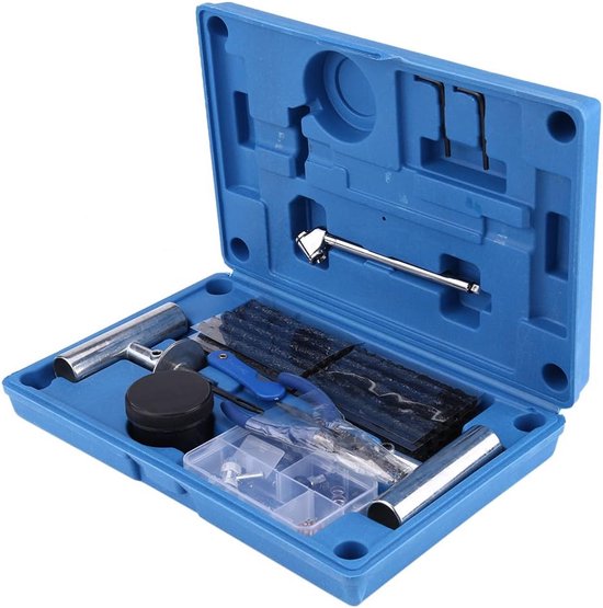 Autobanden Reparatiekit - Bandenreparatieset lekke band - Snelle Bandenreparatie - 67 Delige Set - 35 x 22 x 7 cm — afbeelding 3