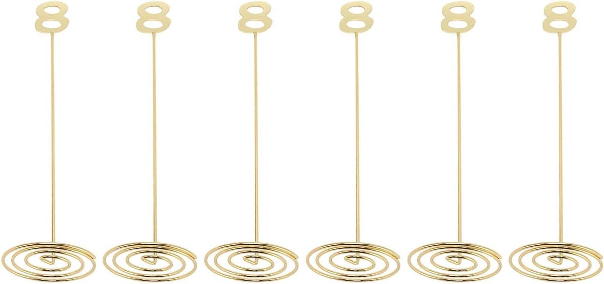 Metalen Tafelnummer - Banket Nummer - Feest Organiseren - Roestbestendig IJzer - 30 x 7 cm - Zilver