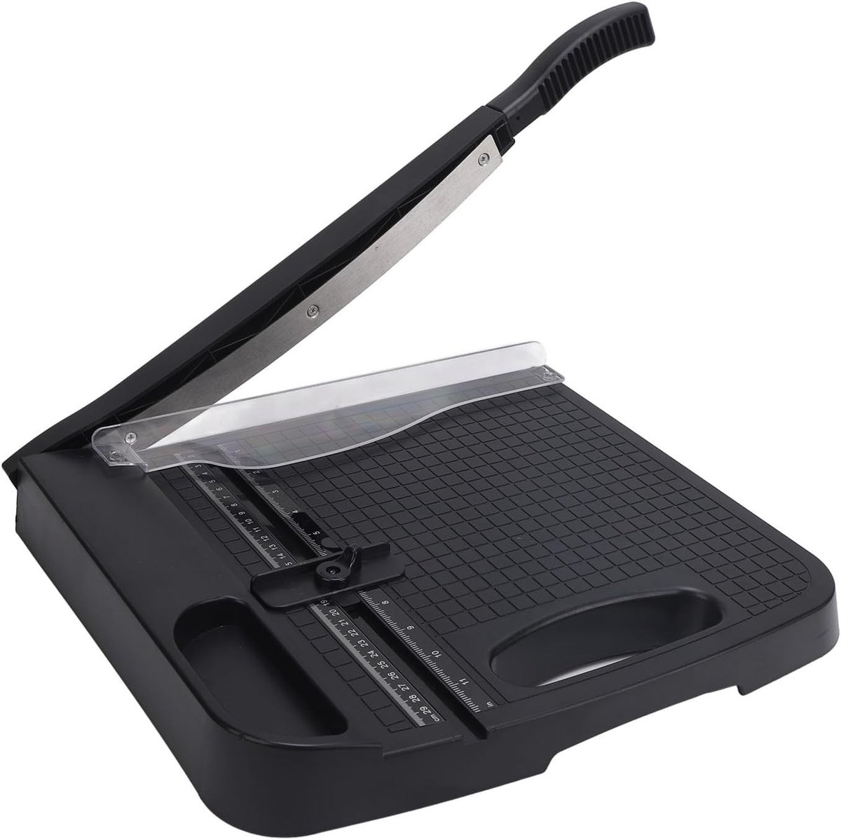 Draagbare A4 Papier Snijmachine met 300mm Snijlengte, Papiergeleider en Capaciteit voor 12 Vellen voor Kantoor, School en Thuisgebruik