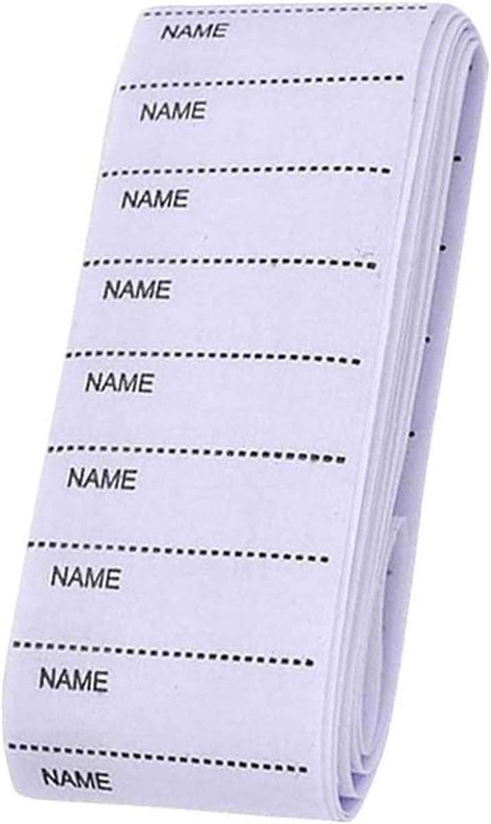 200 Stuks Naamlabels voor Schoolkinderen - Woven Labels voor Kleding, Verzorgingstehuizen en Kinderdagverblijven