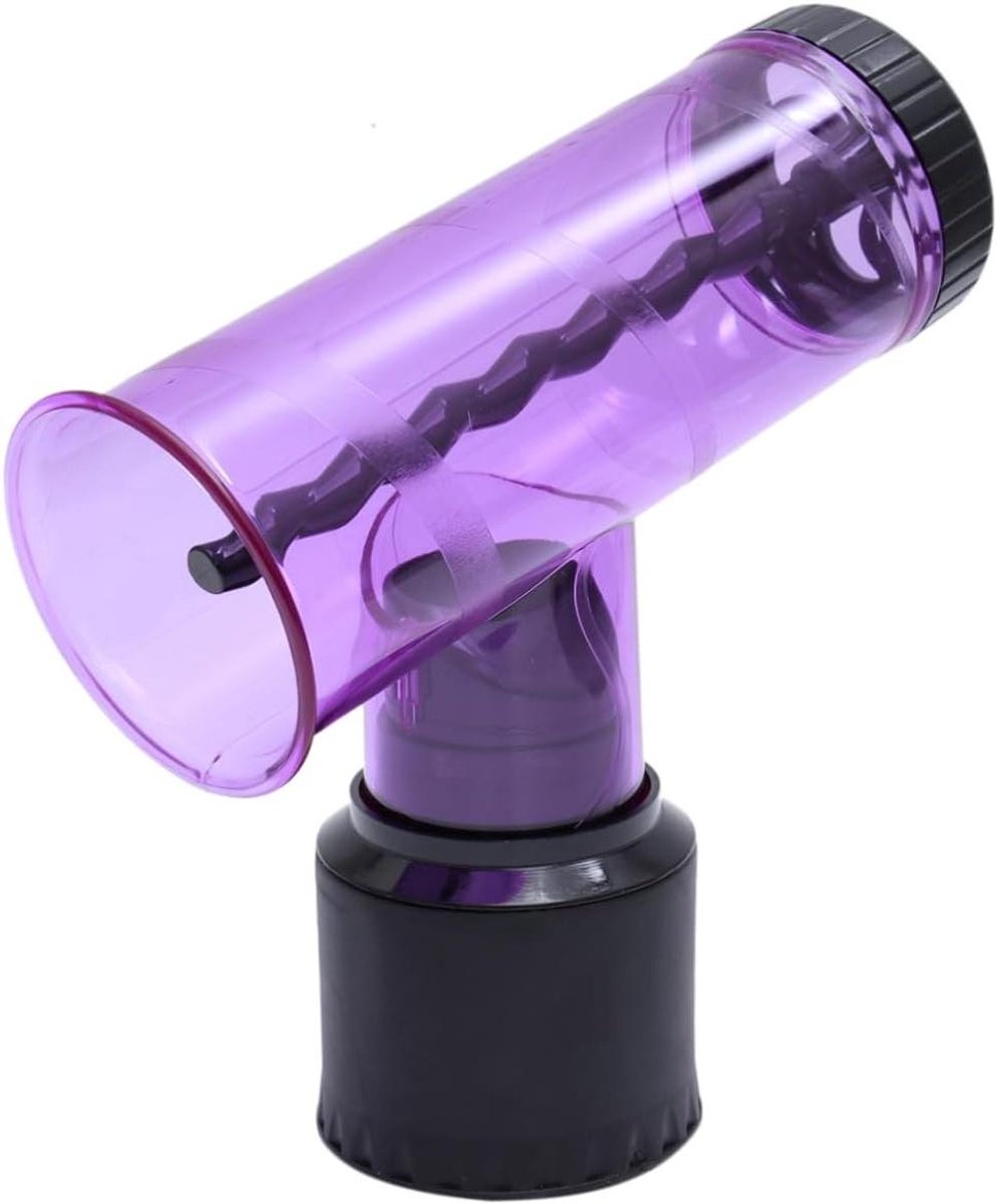 Haar Diffuser - Krul Accessoire - Gedefinieerde Krullen - Universele Föhn Fit - 18 x 8.5 cm - Paars