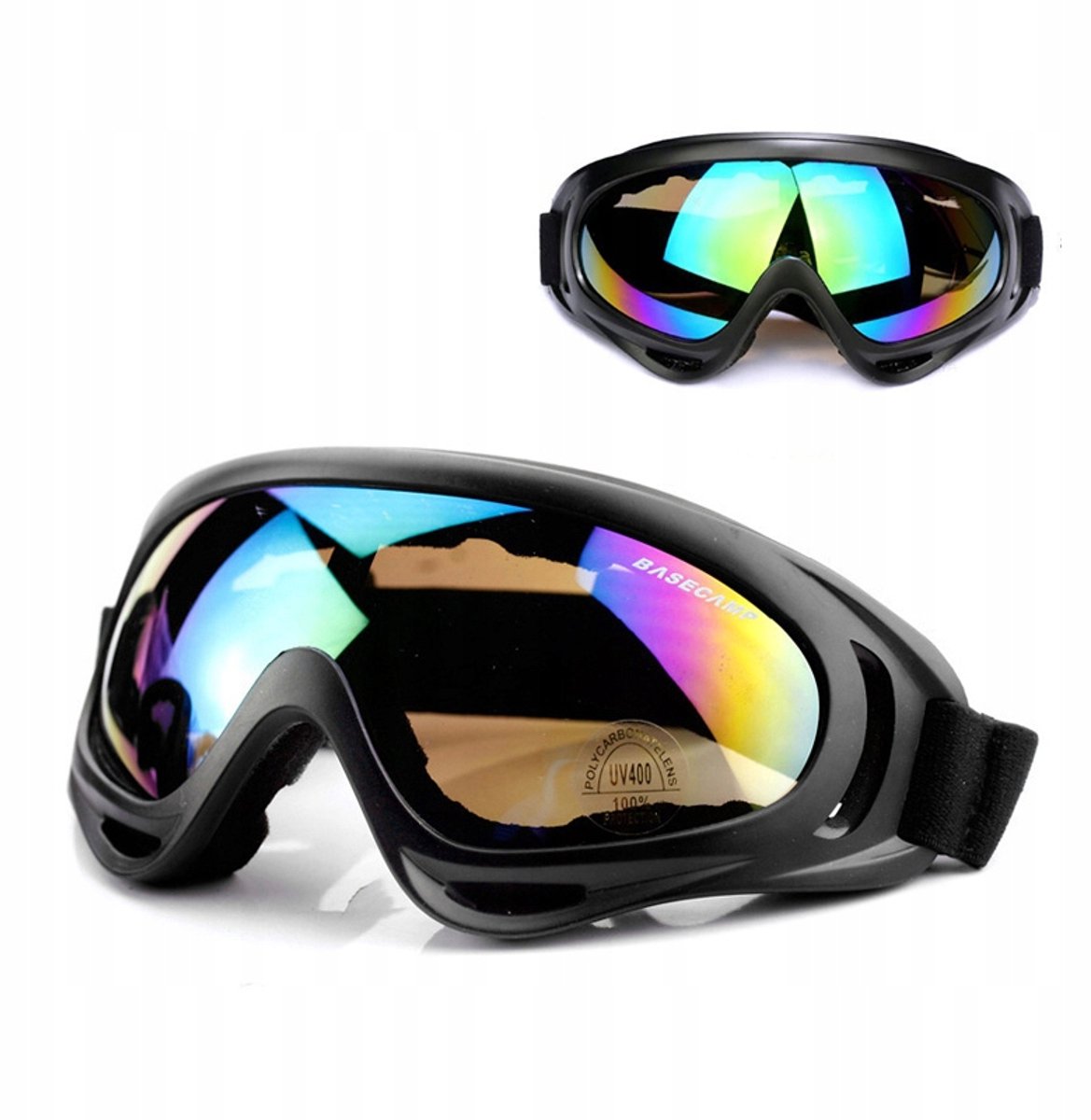 Merkloze Motorcross Goggles - UV-bescherming & Anti-condens