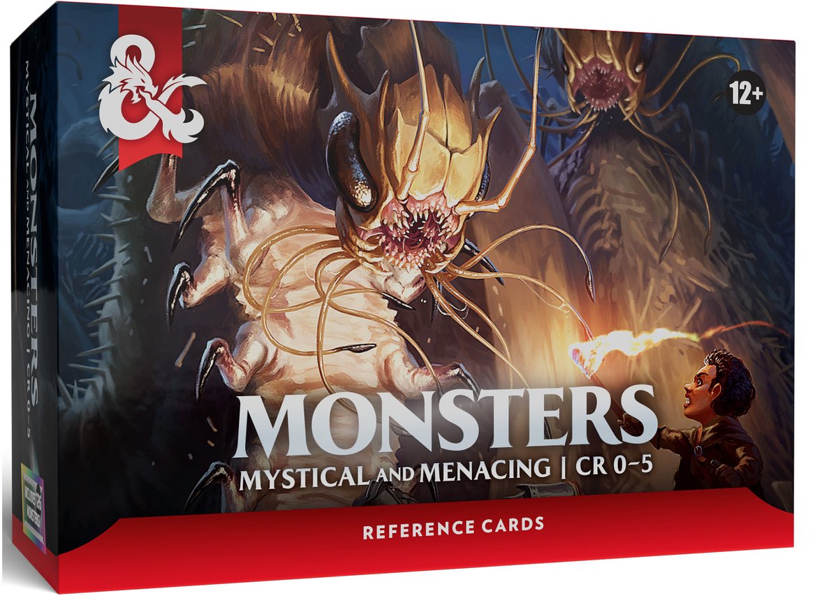 Dungeons & Dragons Reference Cards - Monsters (Mystical and Menacing)