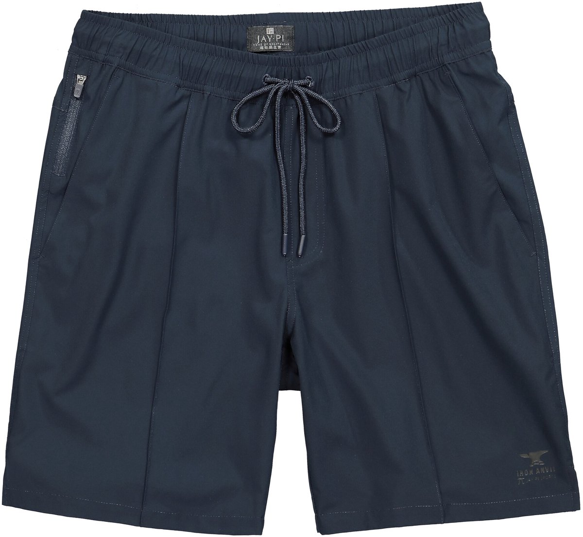 JAY-PI - Heren - Bermuda FLEXNAMIC® fitness QuickDry veel zakken tot 7XL - Navy blauw - Maat XL