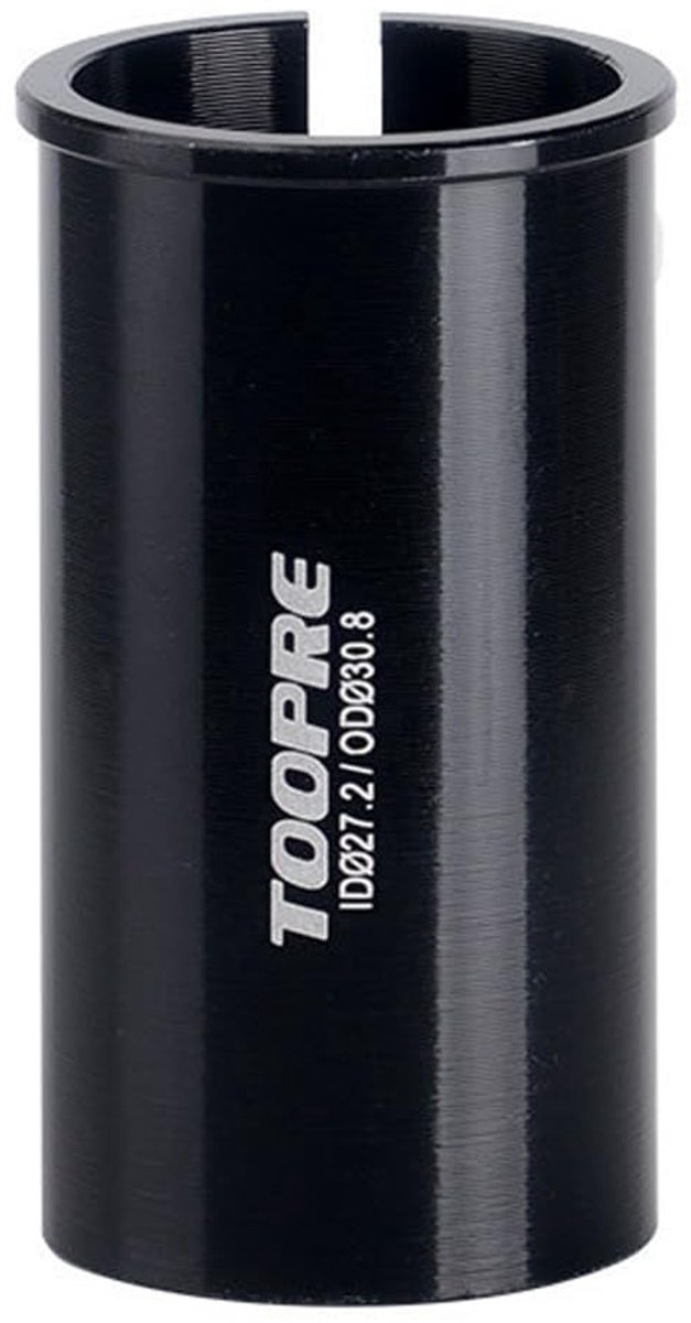 Fietszadelpen adapter, 60mm reductiehulzen voor 27.2mm naar 30.8mm