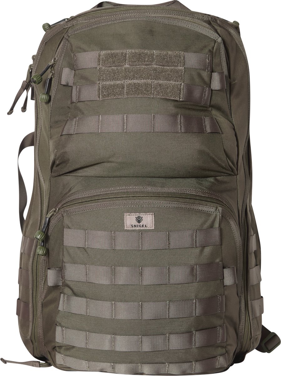 Snigel 30-40L Combat Backpack 1.0 - Tactische rugzak uitbreidbaar van 30 tot 40 liter - Grijs