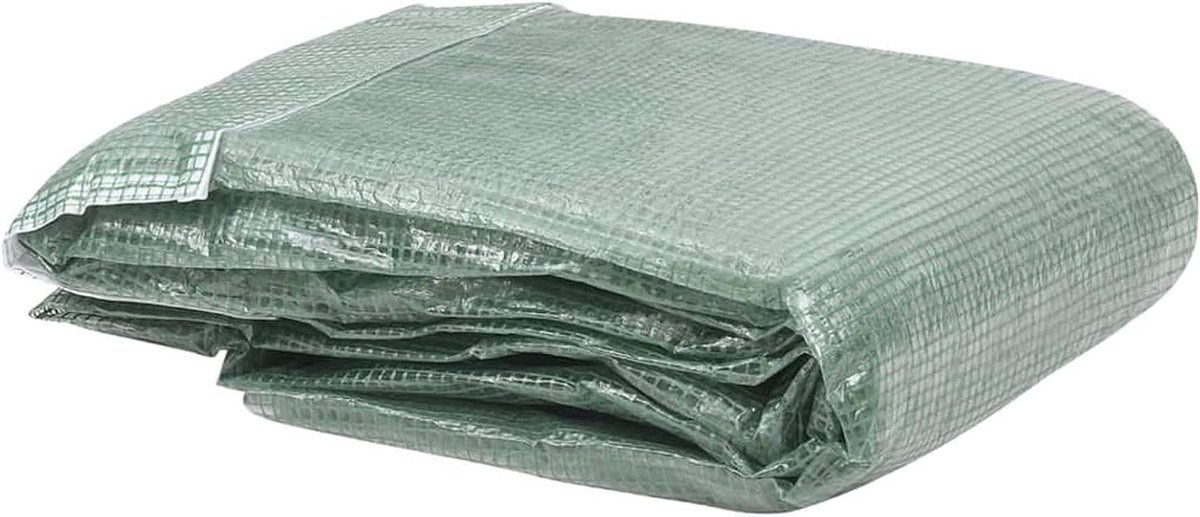 Kas Afdekking - Broeikas Cover - Planten Beschermen - Met Ritsluiting - 300 x 150 x 200 cm - Groen